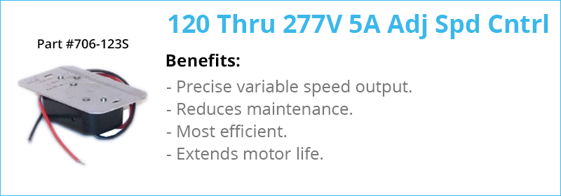 120 thru 277v 5a adj spd cntrl for hoffman controls part 706 123s