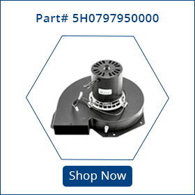 5h0797950000 part for modine inducer assembly