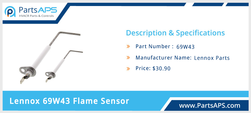 Lennox 69W43 Flame Sensor Part | Lennox Furnace Parts | Lennox Parts