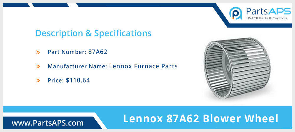 Lennox 87A62 Blower Wheel