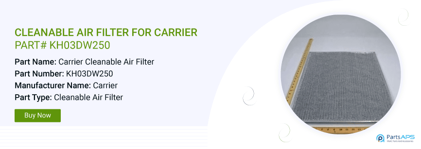 carrier cleanable air filter