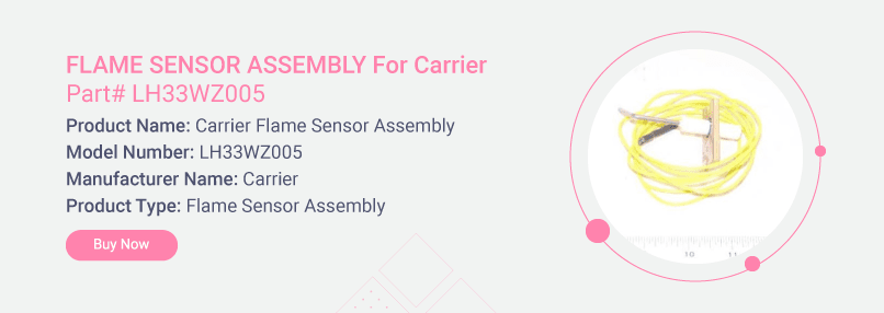 carrier flame sensor assembly