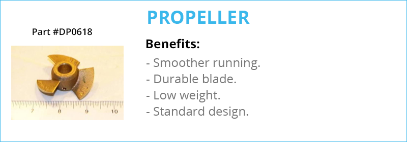 propeller for xylem hoffman specialty part dp0618