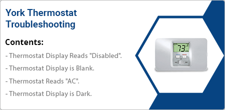 york thermostat troubleshooting guide