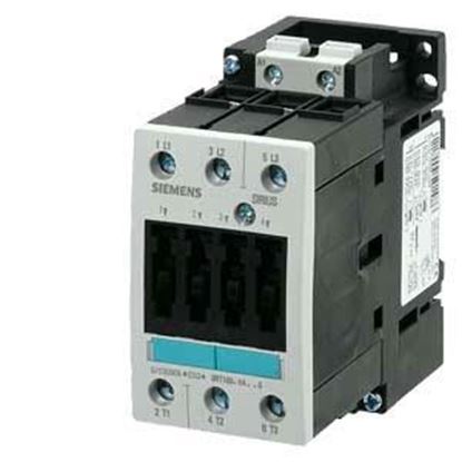 Picture of 3POLE 50AMP 24VDC CONTACTOR For Siemens Industrial Controls Part# 3RT1036-1BB40