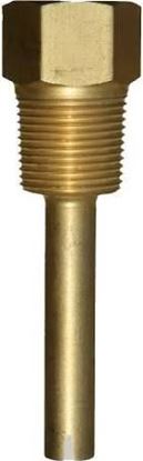 Picture of 1/2" BRASS WELL 2" INSERTION For Trerice Part# 7-3D2