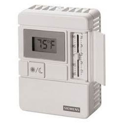 Picture of White Rm Temp Snsr W/SetPt&O/R For Siemens Building Technology Part# 540-680FB