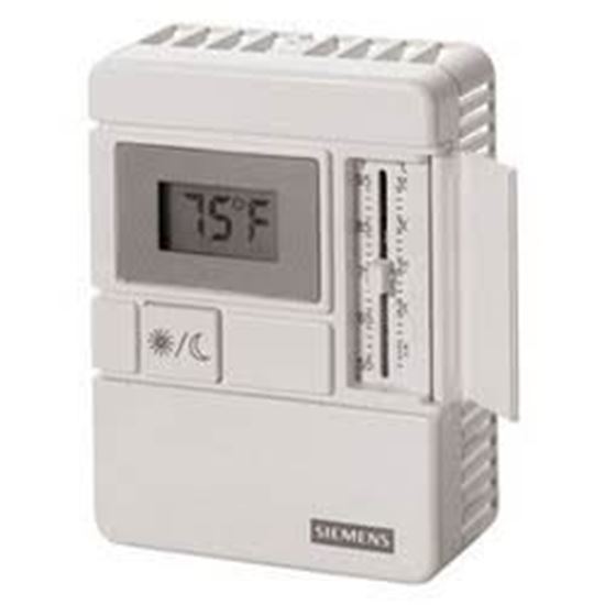 Picture of White Rm Temp Snsr W/SetPt&O/R For Siemens Building Technology Part# 540-680FB