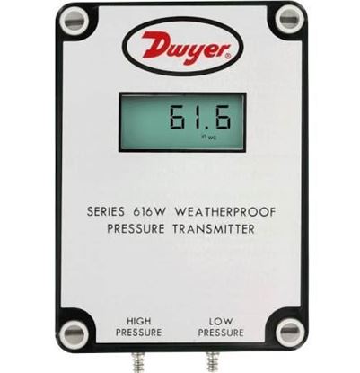 Picture of DIFF PRESS XMTR LCD 0-100"wc For Dwyer Instruments Part# 616W-6-LCD