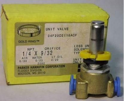 Picture of 1/4"N/O 0/30#AIR,0/25#WTR For Parker Fluid Control Part# 04F20O2118ACF