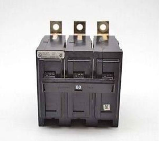 Picture of 3P 60Amp 240v Circuit Breaker For Cutler Hammer-Eaton Part# BAB3060H