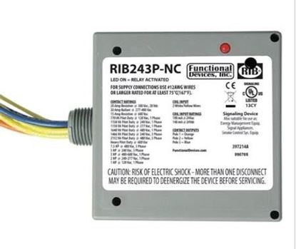 Picture of 3 POLE-1 THROW 24V NC For Functional Devices Part# RIB243P-NC