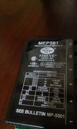 Picture of MEP560w/o8Sec.PilotStabilizatn For Fireye Part# MEP561