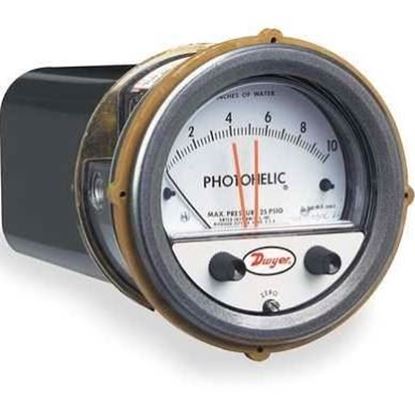 Picture of 0/10"WC Photohelic # Sw/Gage For Dwyer Instruments Part# A3010