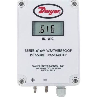 Picture of .25-0-.25"wc DiffPresTrsmW/LCD For Dwyer Instruments Part# 616WL-12-LCD