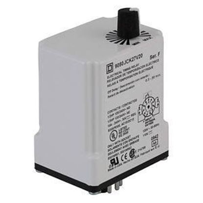 Picture of .3s-30m 120V DPDT TimeDelayRly For Schneider Electric-Square D Part# 9050JCK27V20