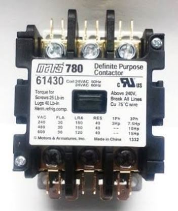 Picture of 24V 30A 3Pole DP Contactor For MARS Part# 61430