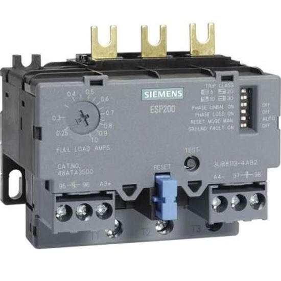 Picture of .75/3.4A 3Ph Overload Relay For Siemens Industrial Controls Part# 3UB81134BB2