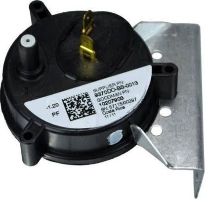 Picture of -1.2"wc SPST Pressure Switch For Amana-Goodman Part# 10207903