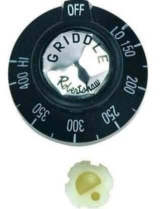 Picture of 150/400F GriddleTypeBlackDial For Robertshaw Part# 4590-004