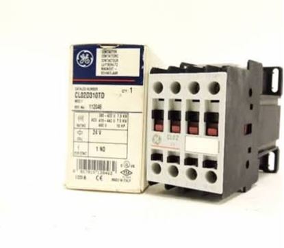 Picture of 3POLE 17.5AMP 24VDC CONTACTOR For General Electric Products Part# CL02D310TD