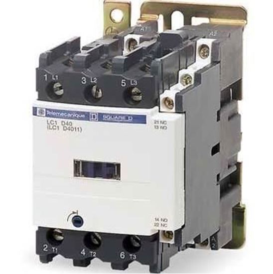 Picture of 120v 3P 40AMP IEC CONTACTOR For Schneider Electric-Square D Part# LC1D40AG7