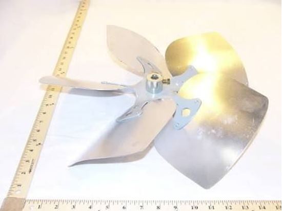 Picture of 16dia CW 1/2"bore 5 fan blades For Reznor Part# 48696