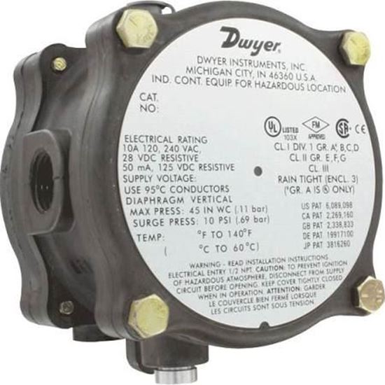 Picture of .07-.15"XPRF DIFF # SWITCH For Dwyer Instruments Part# 1950G-00-B-120-NA