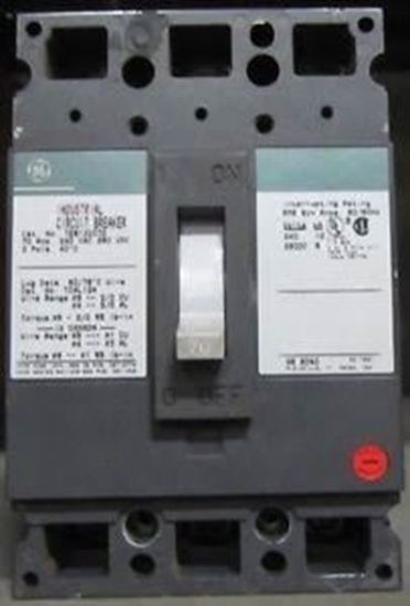 Picture of 3P 240V 70A Breaker For General Electric Products Part# TEB132070