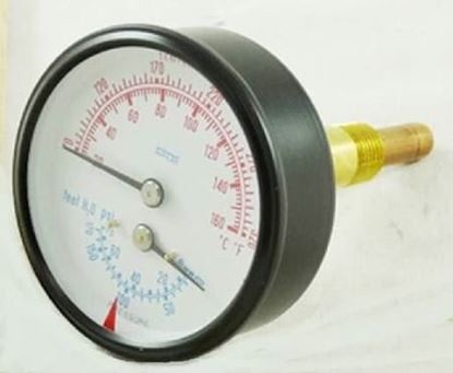Pressure&Temperature Gauge For Hydrotherm Part# 20-1014