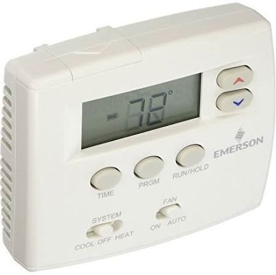 Picture of 1HT/1CL PROG TSTAT 24V OR MV For Emerson Climate-White Rodgers Part# 1F80-0224