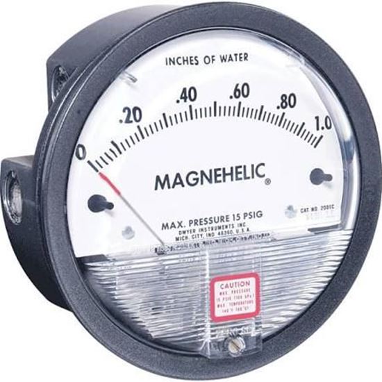 Picture of .5"/0/.5" Magnehelic Diff#Gage For Dwyer Instruments Part# 2301