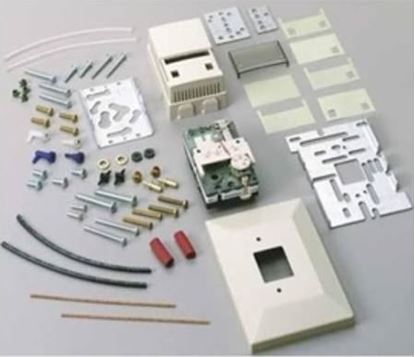 Picture of WHITE RETROSTAT R/A SINGLE TMP For Siemens Building Technology Part# 192-841W