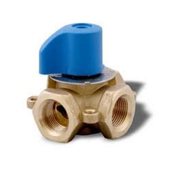 Picture of 1 1/2" 4-WAY MIXING VALVE For Tekmar Controls Part# 723