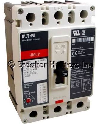 Picture of 3P 3A MOLDED CASE CIRCUIT BRKR For Cutler Hammer-Eaton Part# HMCP003A0