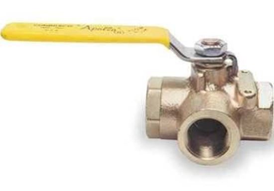 Picture of 1/2" 3WAY BALL VALVE For Conbraco Industries Part# 70-603-01