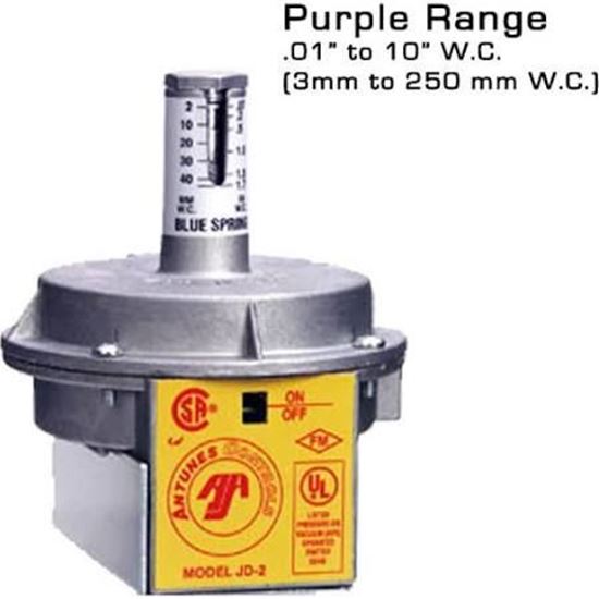 Picture of .1"-10" DIF-VACUUM-# SWITCH For A.J. Antunes Part# JD-2-PURPLE