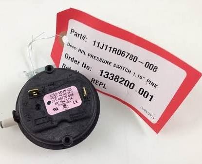 Picture of 1.10"WC PRESSURE SWITCH For Cleveland Controls Part# NS2-1049-05