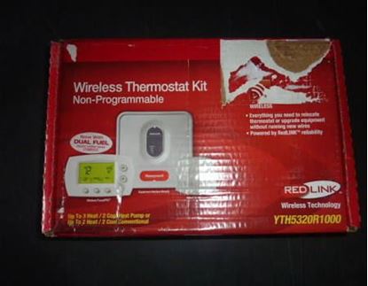 Picture of WirelessNon-ProgThermostatKit For Honeywell  Part# YTH5320R1000