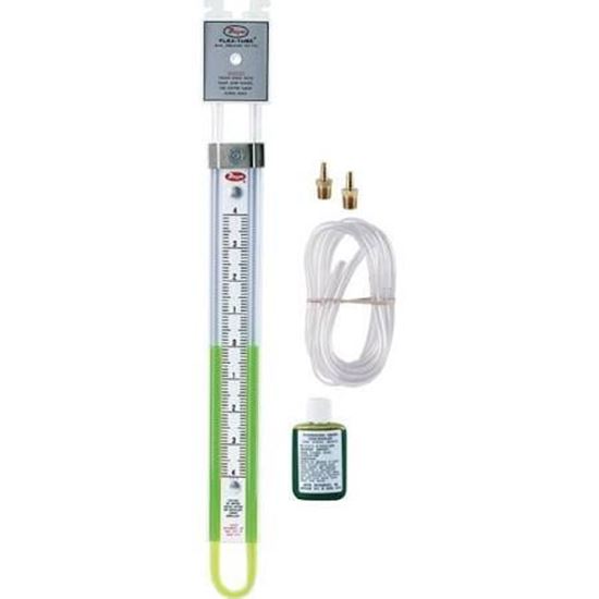 8/0/8" of Oil Utube Manometer For Dwyer Instruments Part 122316D