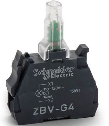 Picture of PUSH BUTTON LIGHT MODULE 5pk For Schneider Electric-Square D Part# ZBV-G4