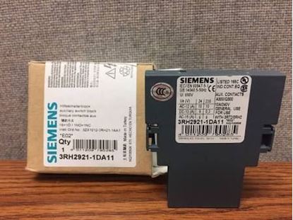 Picture of AUX SWITCH LATERAL 1NO+1NC For Siemens Industrial Controls Part# 3RH2921-1DA11