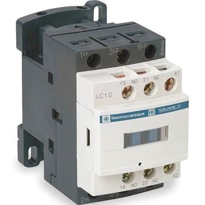 Picture of 24VAC 600VAC 18A CONTACTOR For Schneider Electric-Square D Part# LC1D18B7