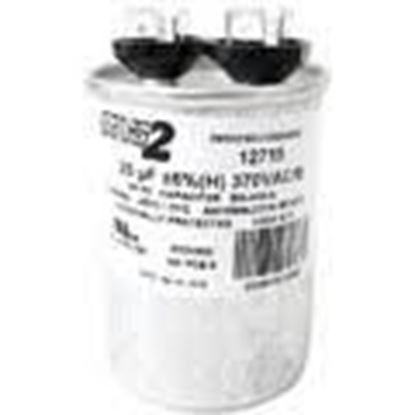 Picture of 25MFD 370V Rnd Run Capacitor For MARS Part# 12715
