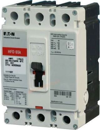 Picture of 30A 3POLE 600V CIRCUIT BREAKER For Cutler Hammer-Eaton Part# HFD3030