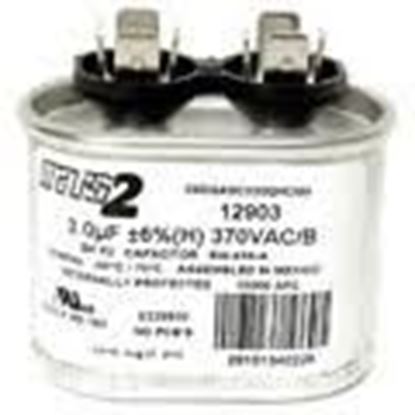 Picture of 3MFD 370V Oval Run Capacitor For MARS Part# 12903