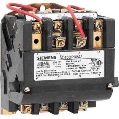 Picture of 3Pole 3Ph 208V Contactor For Siemens Industrial Controls Part# 40DP32AD