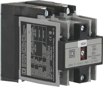 Picture of 120v 10a RevrsContacts Relay For Schneider Electric-Square D Part# 8501XO40V02