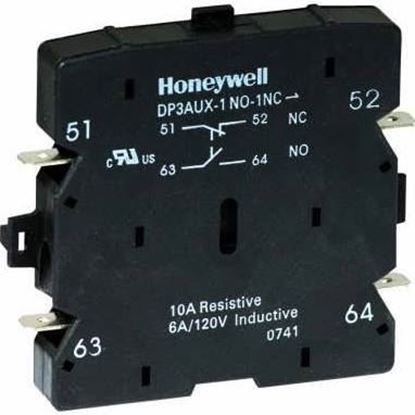 Picture of 1 N/O,1 N/C AUX SWITCH  For Honeywell  Part# DP3AUX-1NO-1NC