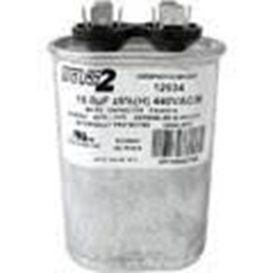 Picture of 15MFD 440V Oval Run Capacitor For MARS Part# 12934